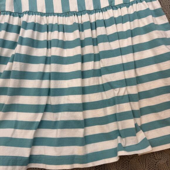 Hanna Andersson Striped Blue and White Kids Top ~ 140/10 - Picture 4 of 9